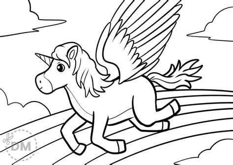 Top 10 Free Printable Pegasus Coloring Pages For Toddlers | eduaspirant.com