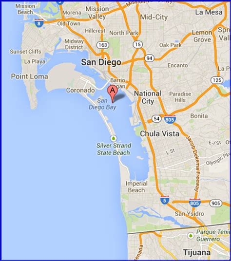 Google San Diego Map