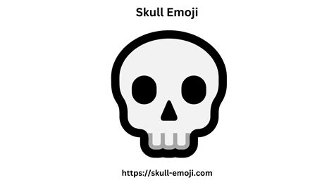 Skull Emoji 💀 Text Copy and Paste, Meaning - Skull-emoji.com