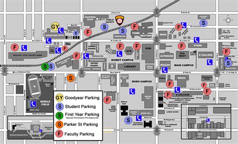 Mines Campus Parking Map