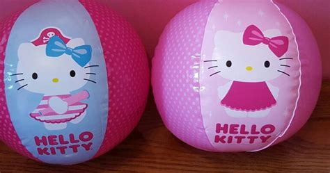 HELLO KITTY BEACH BALLS | Hello kitty, Kitty, Bday party