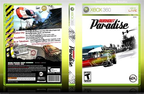 Burnout Paradise Xbox 360 Box Art Cover by TrevOwnz