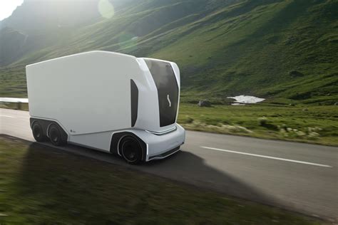 Photos: Sweden's Einride unveils new autonomous Pod delivery trucks