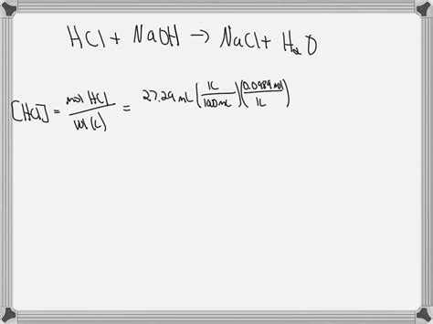 SOLVED: Hydrochloric acid, HCl, is frequently used for titrations, but ...