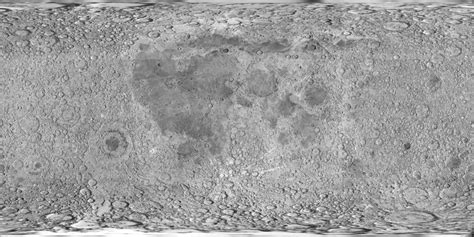 A Mercator projection of the Moon Cosmos, Lunar Mare, Moon Museum ...