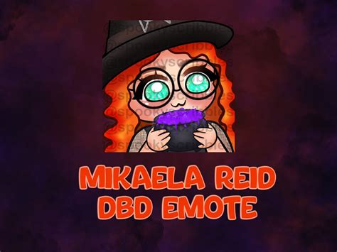 DBD Mikaela Reid Emote for Twitch vibing Emote - Etsy