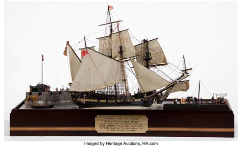 SHIP MODEL DIORAMA 'PIRATES TAKEN IN ACTION' . American Marine and ...