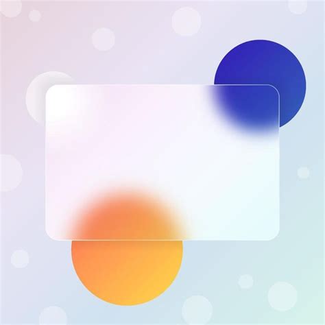 Modern glassmorphism depth glass interface design background. Square ...