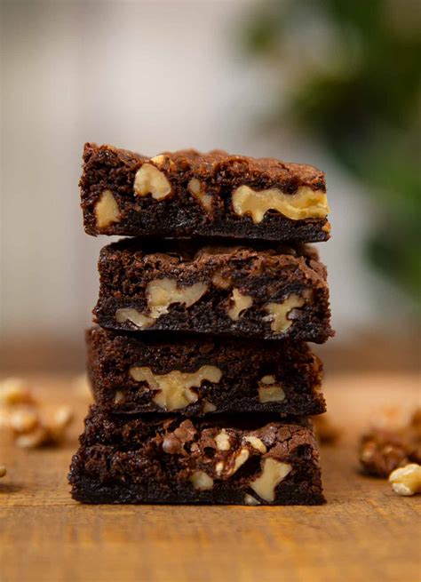 Walnut Brownies Recipe - Dinner, then Dessert