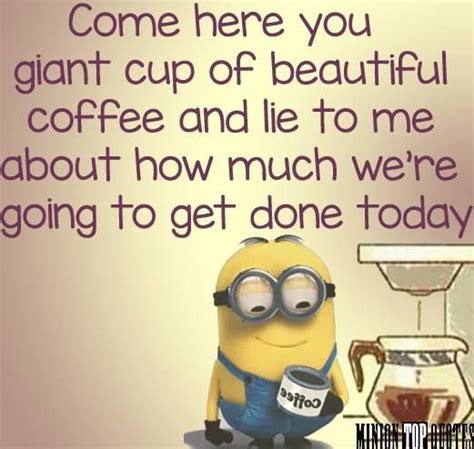 Funny Morning Minion Quote About Coffee Pictures, Photos, and Images ...