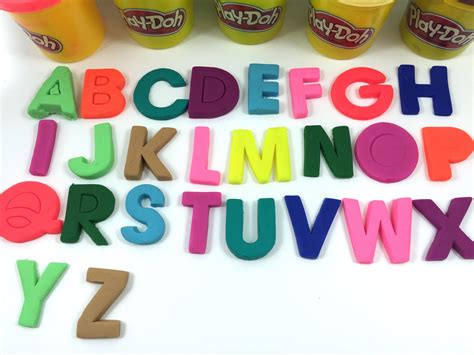 Learn ALPHABETS with play doh, learning play doh ABC, kids abc activity