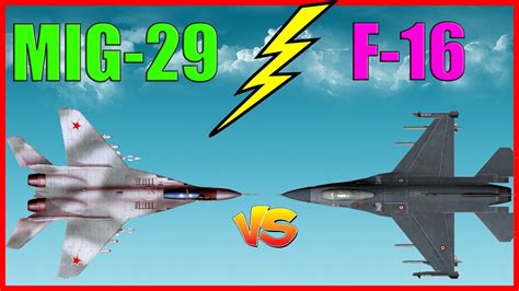 F-16 vs Mig-29: who will win? - YouTube