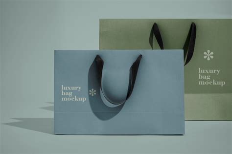 Premium PSD | Luxury shopping bags mockup