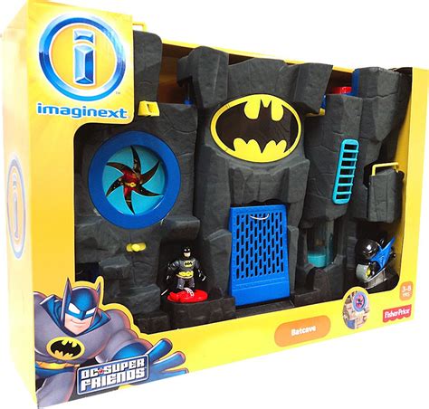 Fisher Price DC Super Friends Imaginext Batcave Exclusive Figure Set ...