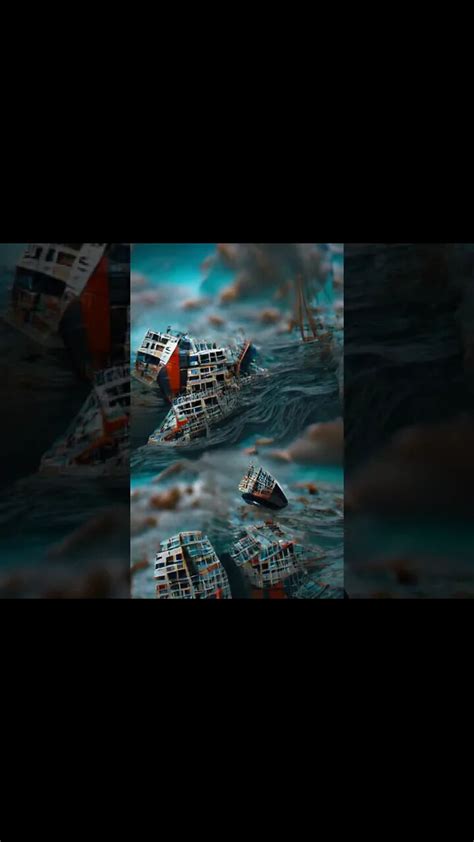 a sinking ship Animation