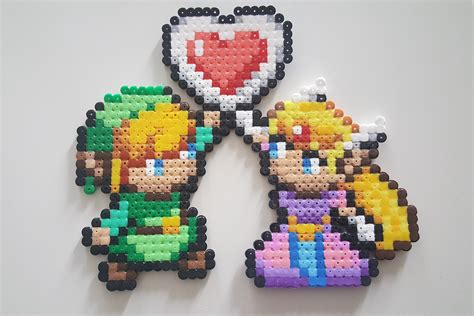 Zelda Breath Of The Wild Link Zelda Sprites Perler Beads ...