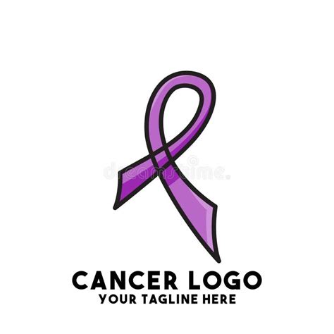 Cancer Logo Design Concept Modern Stock Vector - Illustration of women ...