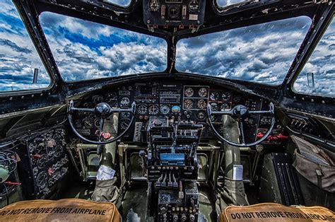 B-17 Cockpit Photograph by Mike Burgquist