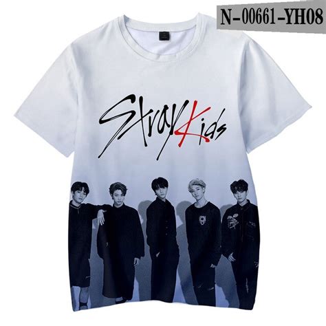 Stray Kids 3D Children T-shirts Kpop Tshirts Casaul Kids Tee Shirts ...