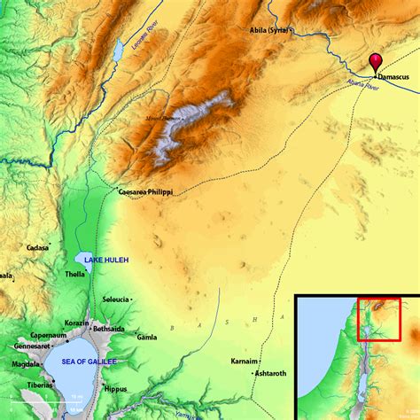 Bible Map: Damascus