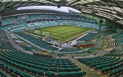 Download wallpapers Celtic Park, 4k, HDR, football stadium, Celtic ...