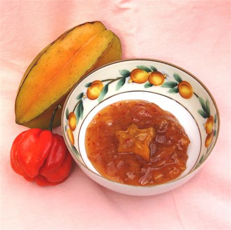 Carambola (Starfruit) Pepper Jam | Flamingo Musings