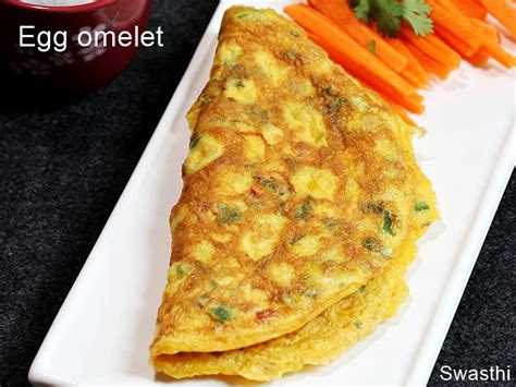 Omelette recipe | Egg omelet recipe - Swasthi's Recipes