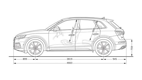 Audi Q5 Dimensions 2024 - Devi Tricia