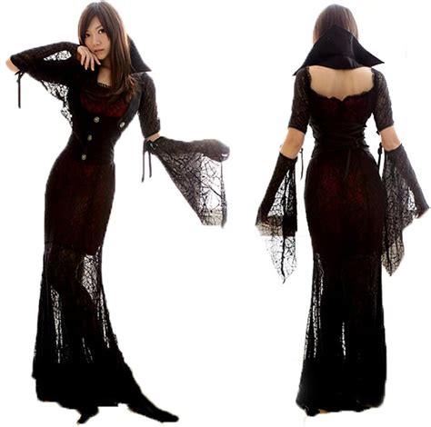 Amazon.com: COSTYLE Women's Halloween Costume Party Gothic Cosplay ...