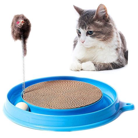 AlinkZ Turbo Scratcher Cat Toy Interactive Teaser Motion Kitten Toys ...