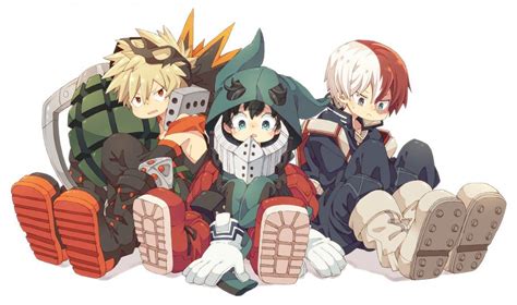 My Hero Academia Deku X Bakugou X Todoroki Wallpapers - Wallpaper Cave