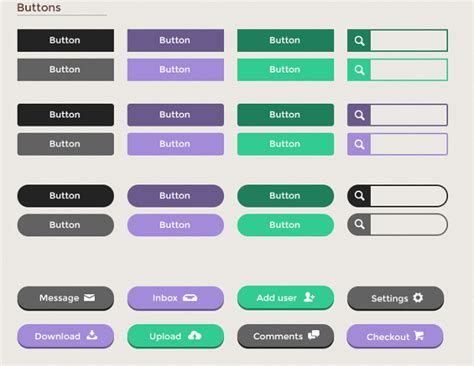 13+ Flat UI Buttons Download | Web Elements | Design Trends - Premium ...