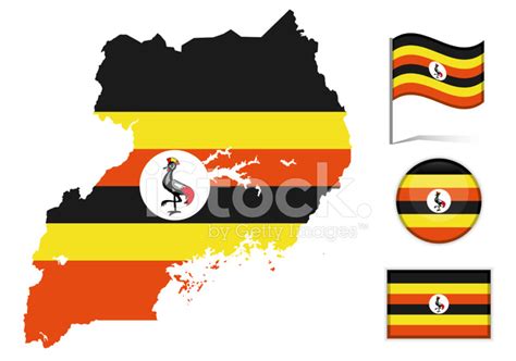 Uganda Map & Flag Stock Photo | Royalty-Free | FreeImages