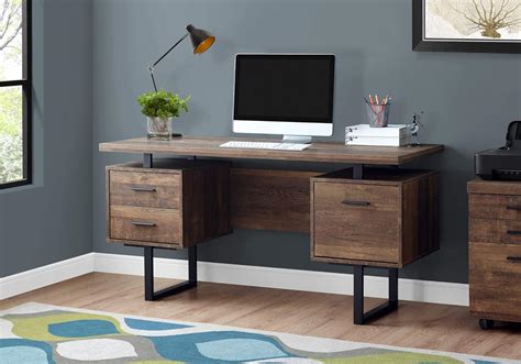 Monarch Specialties Computer Desk with Drawers - Contemporary Style ...