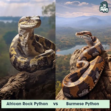 African Rock Python vs Burmese Python: See Who Wins | Animal Matchup