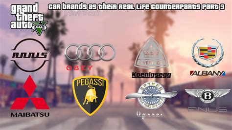 GTA V car brands as their real life counterparts part 3 : r/gtaonline