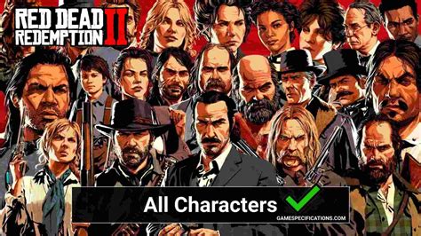 Red Dead Redemption 2 Characters Poster