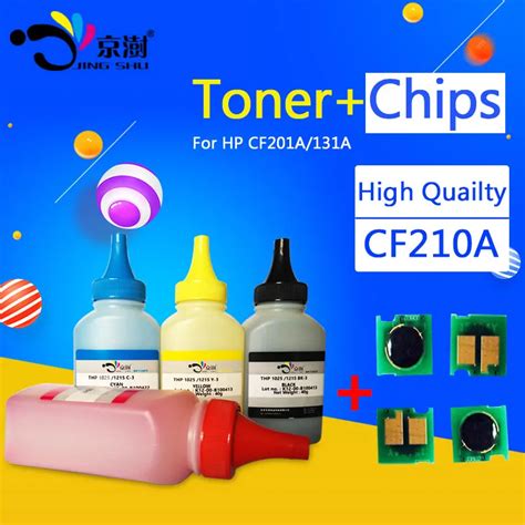 Import CF210A toner powder + Premium Quality CF210A chips compatible ...