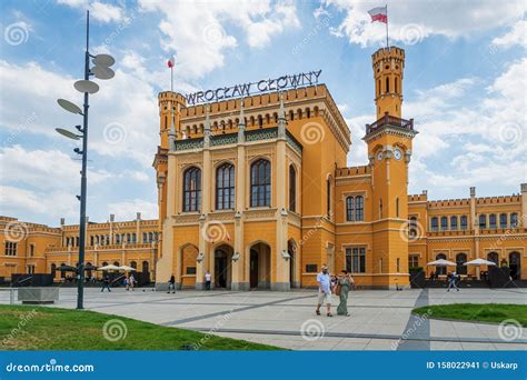 Wroclaw Main Railway Station, Poland Editorial Photo - Image of ...