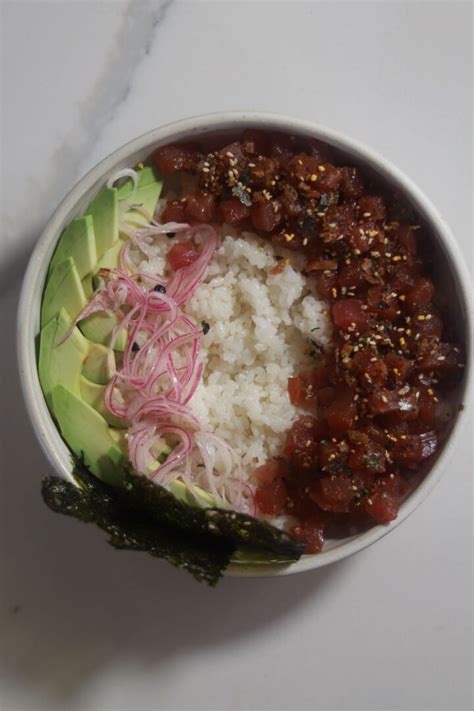 Poké Bowl (with Spicy Mayo) - The Gourmet Bon Vivant