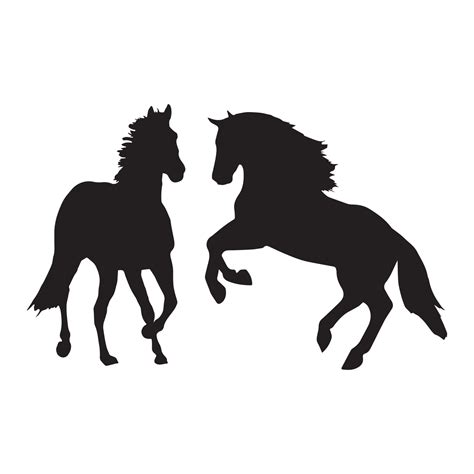 Horse silhouette Logo Icon Art 6182578 Vector Art at Vecteezy