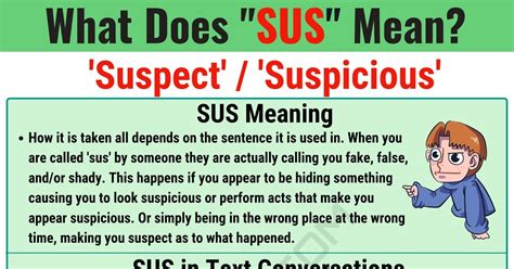 SUS Meaning: What Does SUS Mean and Stand for? • 7ESL