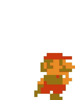 8bit Mario Runing Sticker - 8BIT Mario Runing - Discover & Share GIFs