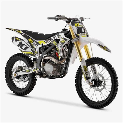 10Ten 250RX Dirt Bike - Full size adult dirt bike 21" Front / 18" Rear ...