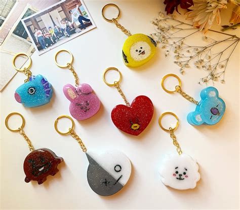 BT21 Keychain Bt21 Merch Bts Keychain Bts Merchandise BT21 | Etsy