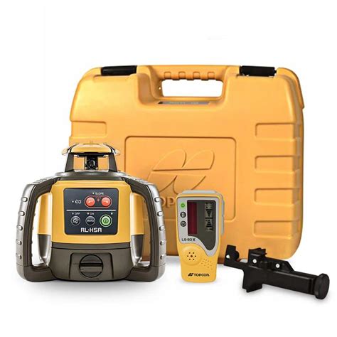 Topcon RL-H5A Horizontal Self-Leveling Rotary Laser Level with LS-80X ...