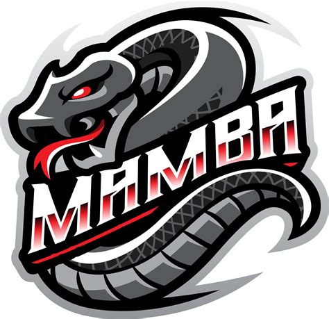 Mamba esport mascot logo design By Visink | TheHungryJPEG