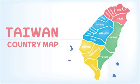 Map of Taiwan - Guide of the World