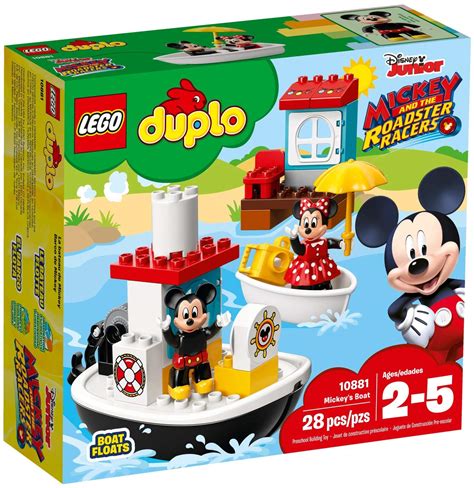 Buy LEGO 10881 DUPLO Disney Junior Mickey's Boat, Bath Toy for Toddlers ...