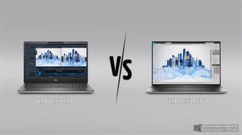 Dell Precision 7760 vs. Dell Precision 5760: Full specs comparison